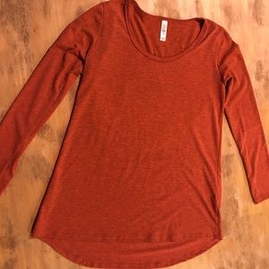 LuLaRoe Fall burnt orange Lynnae xs